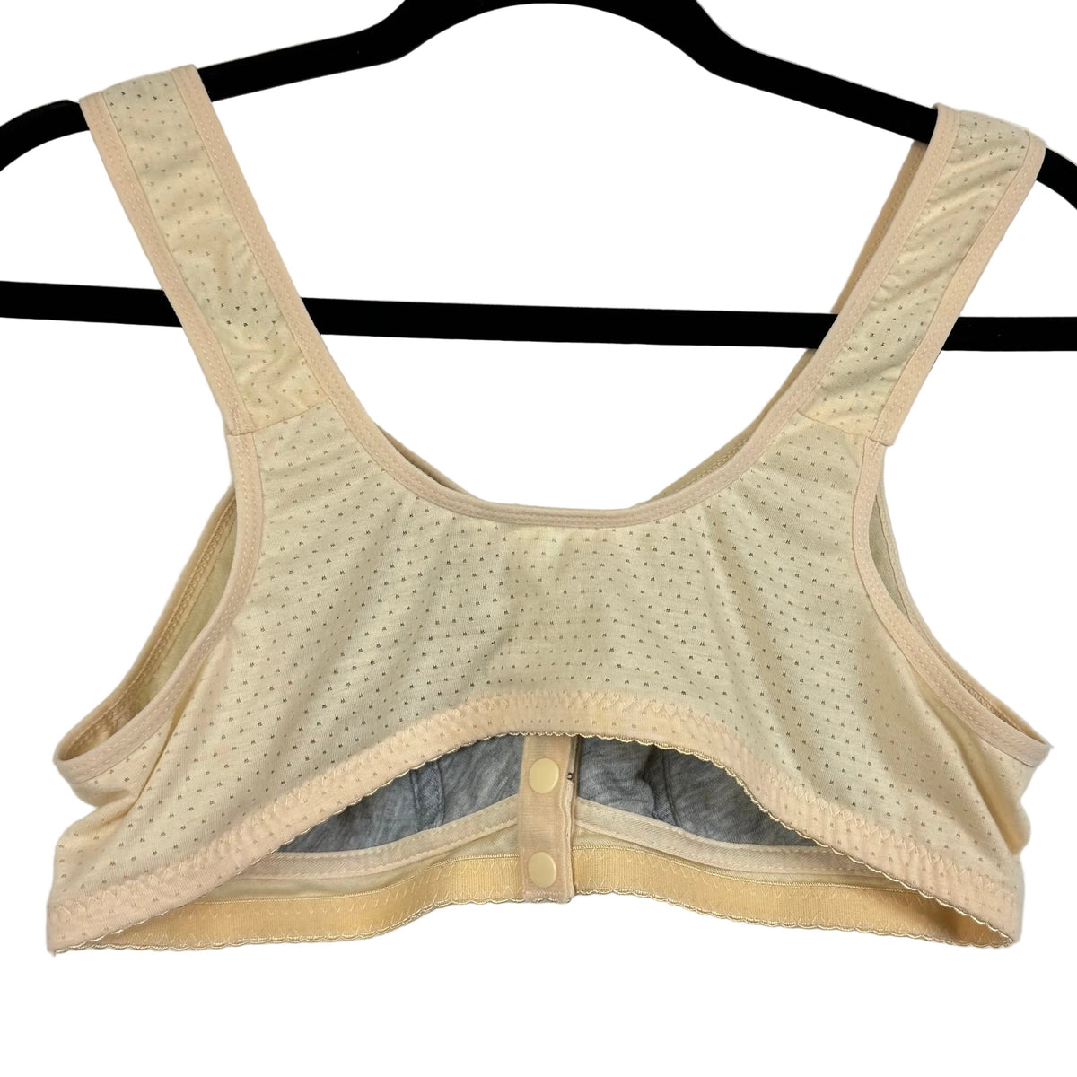 Women's Cream Wireless Bra Size XXL