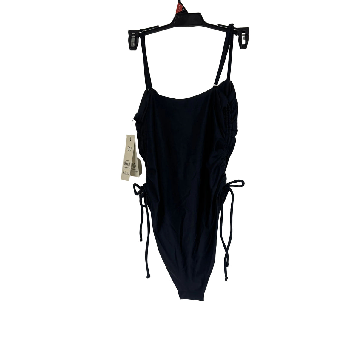 No Boundaries Women's Rich Black Cheeky High Leg One-piece Size M 8-10 - Image 2