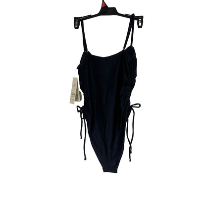 No Boundaries Women's Rich Black Cheeky High Leg One-piece Size M 8-10 - Image 2
