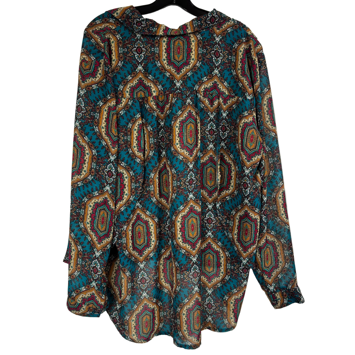 Wrangler Western Blouse Paisley Women's XXL - Image 2