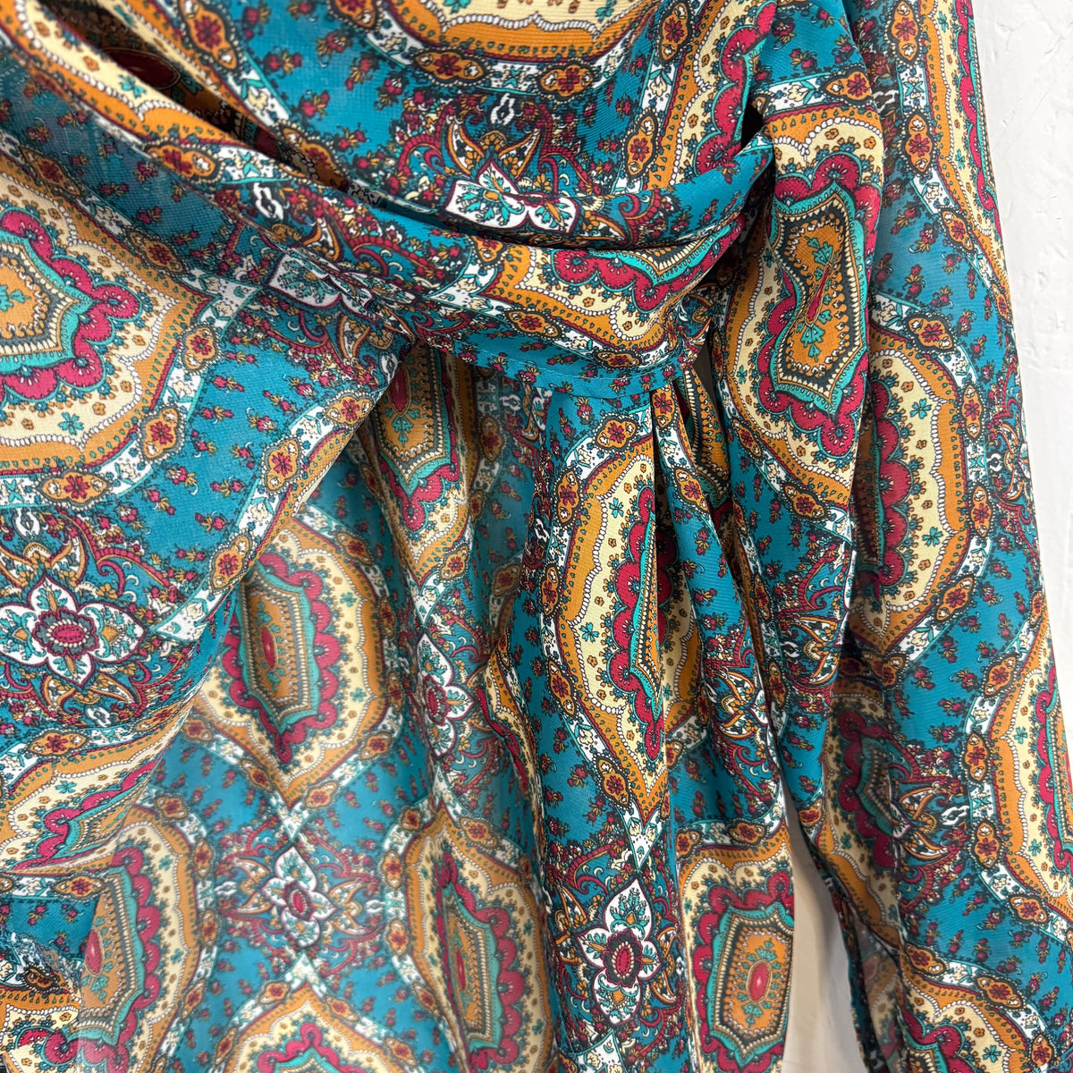 Wrangler Western Blouse Paisley Women's XXL - Image 4