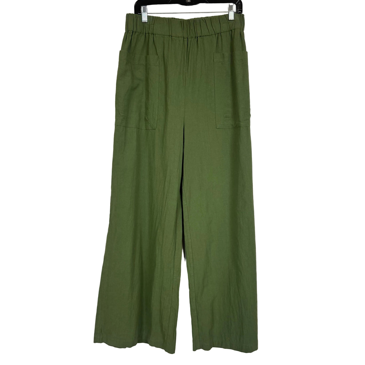 Zenana Women's Olive Green Wide Leg Pants Size XL - Image 1