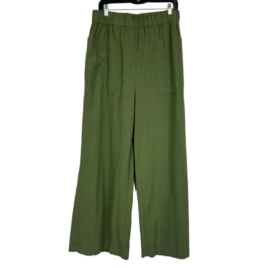 Zenana Women's Olive Green Wide Leg Pants Size XL - Image 1
